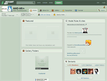 Tablet Screenshot of mmd-mr.deviantart.com