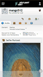 Mobile Screenshot of mango512.deviantart.com