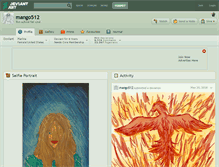 Tablet Screenshot of mango512.deviantart.com