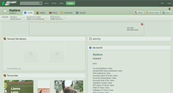 Desktop Screenshot of mustave.deviantart.com