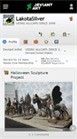 Mobile Screenshot of lakotasilver.deviantart.com