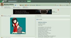 Desktop Screenshot of darkness-mistress.deviantart.com
