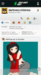 Mobile Screenshot of darkness-mistress.deviantart.com