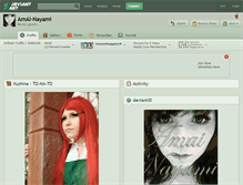 Tablet Screenshot of amai-nayami.deviantart.com