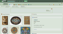 Desktop Screenshot of celticart.deviantart.com