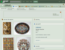 Tablet Screenshot of celticart.deviantart.com