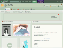 Tablet Screenshot of miss-hachiko.deviantart.com