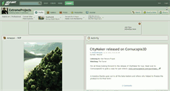 Desktop Screenshot of extremeprojects.deviantart.com