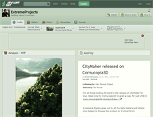 Tablet Screenshot of extremeprojects.deviantart.com