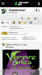 Mobile Screenshot of chaoskomori.deviantart.com