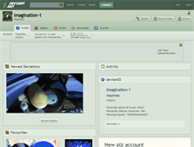 Tablet Screenshot of imagination-1.deviantart.com