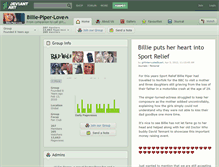 Tablet Screenshot of billie-piper-love.deviantart.com