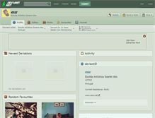 Tablet Screenshot of essr.deviantart.com