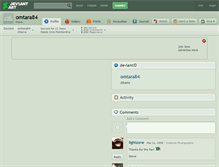 Tablet Screenshot of omtara84.deviantart.com