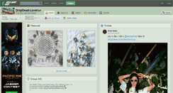 Desktop Screenshot of dropdead-lovers.deviantart.com
