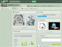 Tablet Screenshot of dropdead-lovers.deviantart.com