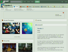 Tablet Screenshot of hanako-3.deviantart.com