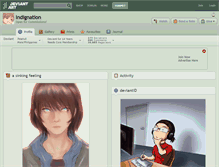Tablet Screenshot of indignation.deviantart.com