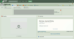 Desktop Screenshot of nightb1ade.deviantart.com