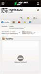 Mobile Screenshot of nightb1ade.deviantart.com