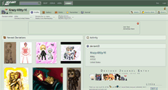 Desktop Screenshot of krazy-kitty-vi.deviantart.com