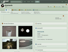 Tablet Screenshot of mnementh.deviantart.com