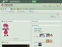 Tablet Screenshot of little-lorelei.deviantart.com