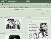 Tablet Screenshot of iselinangelia.deviantart.com