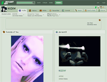 Tablet Screenshot of kxzxw.deviantart.com