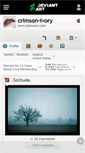 Mobile Screenshot of crimson-ivory.deviantart.com