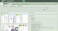Desktop Screenshot of macodelo.deviantart.com
