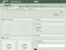 Tablet Screenshot of bandg15.deviantart.com