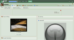 Desktop Screenshot of metatek.deviantart.com