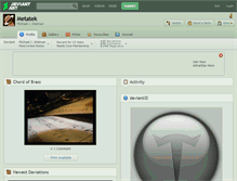 Tablet Screenshot of metatek.deviantart.com