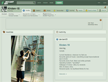 Tablet Screenshot of kirsten-18.deviantart.com
