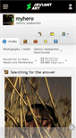 Mobile Screenshot of myhero.deviantart.com