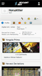 Mobile Screenshot of horuskiller.deviantart.com