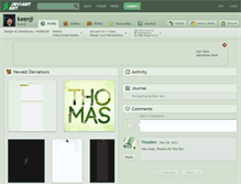 Tablet Screenshot of keenji.deviantart.com