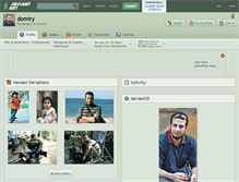 Tablet Screenshot of domiry.deviantart.com