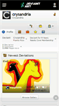 Mobile Screenshot of crysandria.deviantart.com