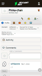 Mobile Screenshot of pinka-chan.deviantart.com