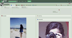 Desktop Screenshot of greendoll.deviantart.com