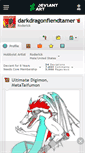 Mobile Screenshot of darkdragonfiendtamer.deviantart.com