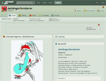 Tablet Screenshot of darkdragonfiendtamer.deviantart.com