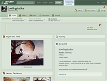 Tablet Screenshot of dowlingstudios.deviantart.com