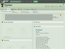 Tablet Screenshot of pikaslapplz.deviantart.com