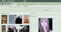 Desktop Screenshot of claireaineblack.deviantart.com