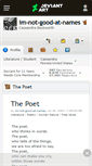 Mobile Screenshot of im-not-good-at-names.deviantart.com