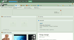 Desktop Screenshot of dth87.deviantart.com