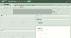 Desktop Screenshot of clownplz.deviantart.com